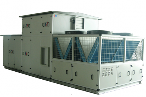 Rooftop package air cooled chiller unit