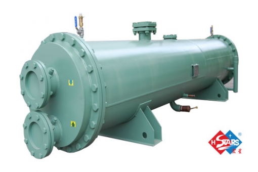 Industrial Flooded Shell And Tube Heat Exchanger 