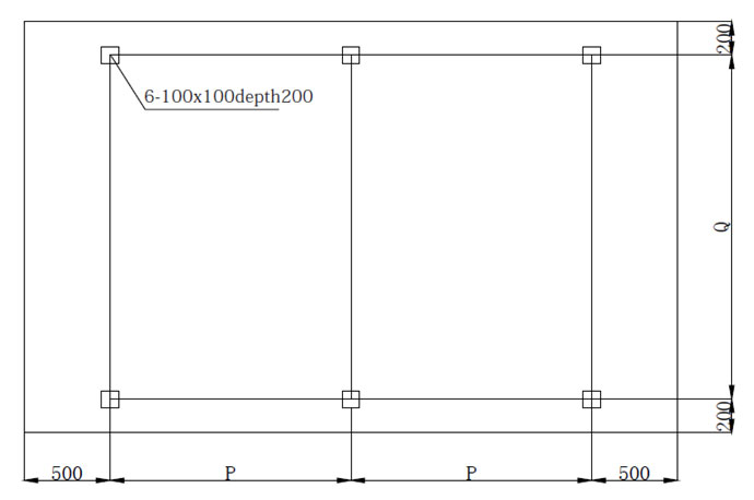 heat pump dimensions