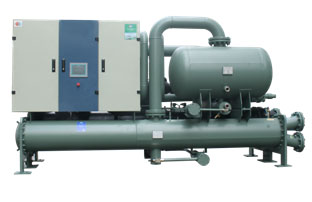 evaporative-cooled flooded chiller