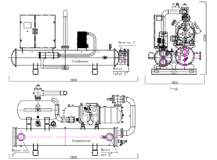 215 Ton Heat Pump Unit Design