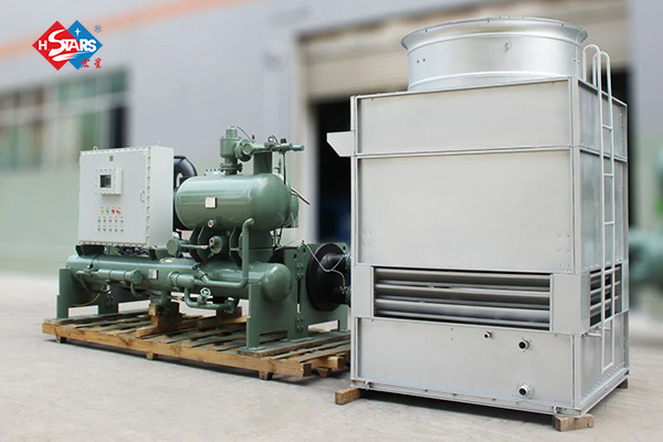 Evaporative condenser working principle