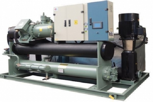 Water Screw Falling Film Water Cooled Spray Type Chiller 