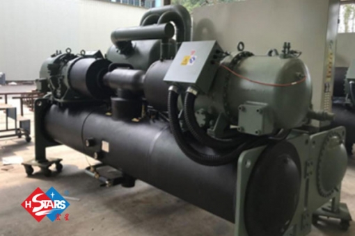 R134a vfd flooded type industrial water cooled chillers 