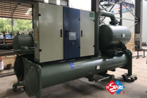 R134a vfd flooded type industrial water cooled chillers 