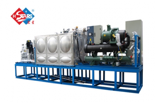 Combined integrated chiller machine 