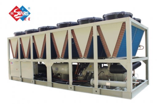 Dual air water source geothermal heat pump unit 