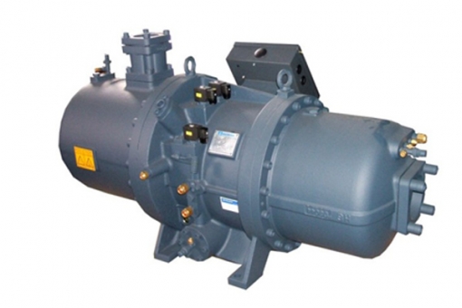 Low ambient temperature screw air source heat pump 