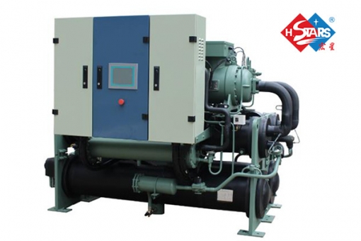 H.Stars R1234ze water cooled screw chiller and water source heat pump 