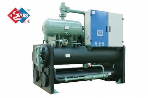 H.Stars R1234ze water cooled screw chiller and water source heat pump 